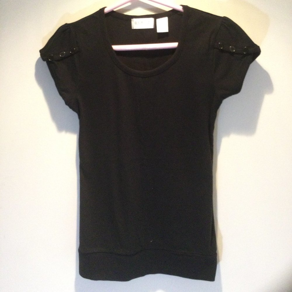 Geric New York Shortsleeves Tee- Shirt Size: XL Black